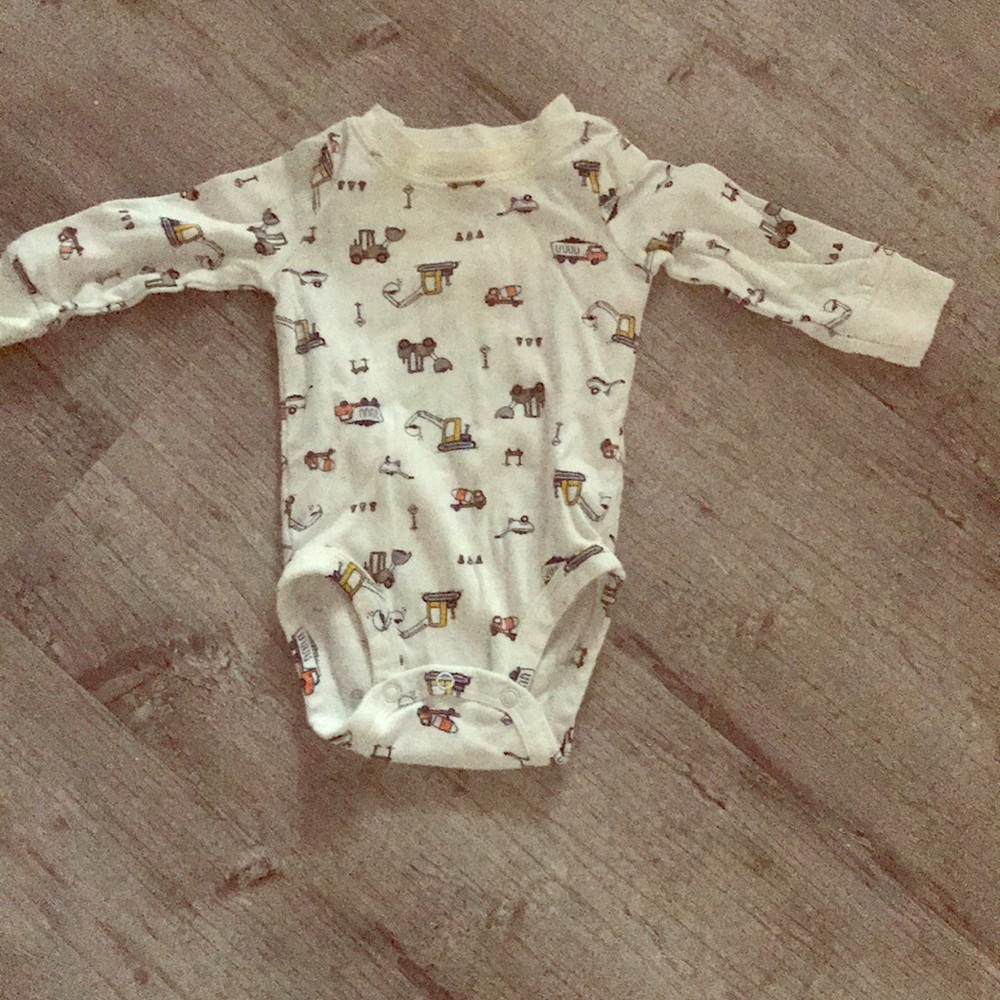 A onesie for baby boys
